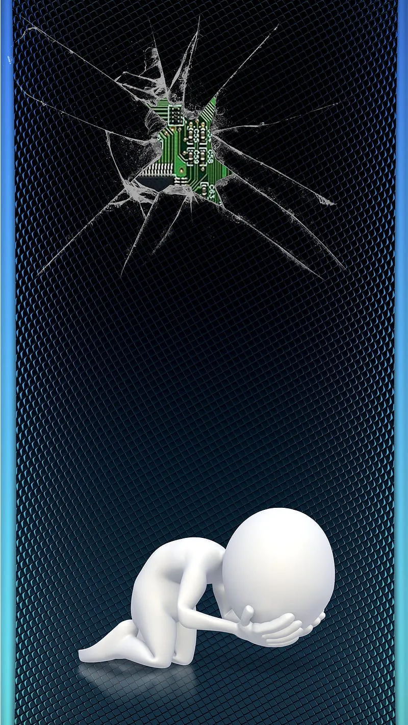 Gambar 18. broken glass screen