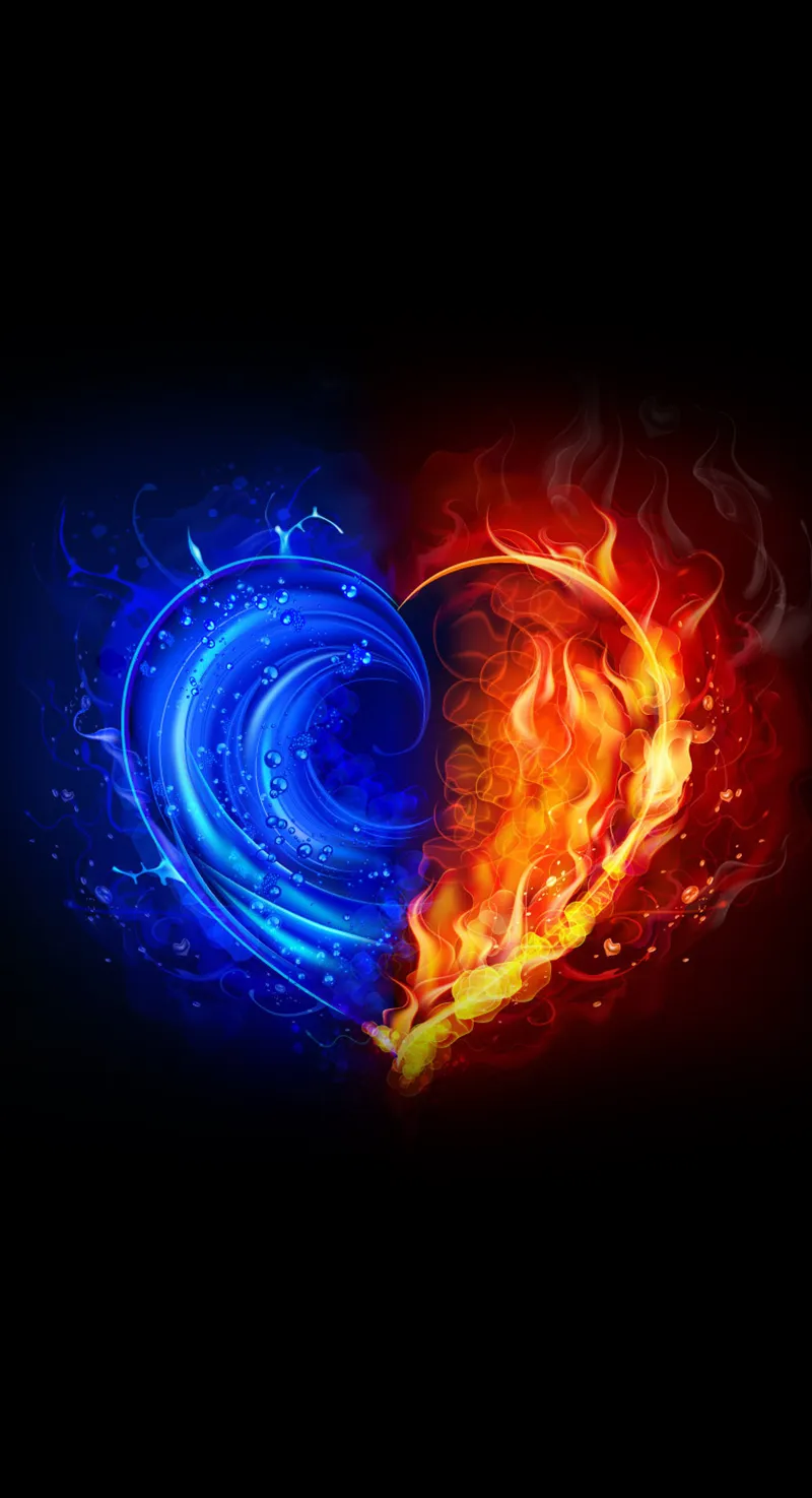 Gambar 01. Love Sign Air dan Api