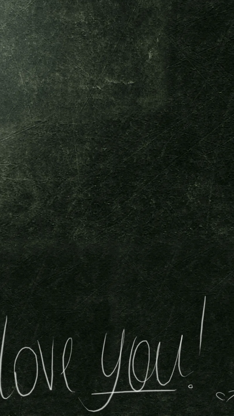 Gambar 18. Love You Tulisan Kapur