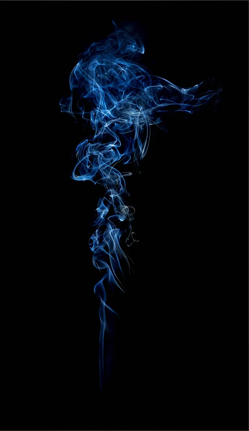 Gambar 20. Asap Biru