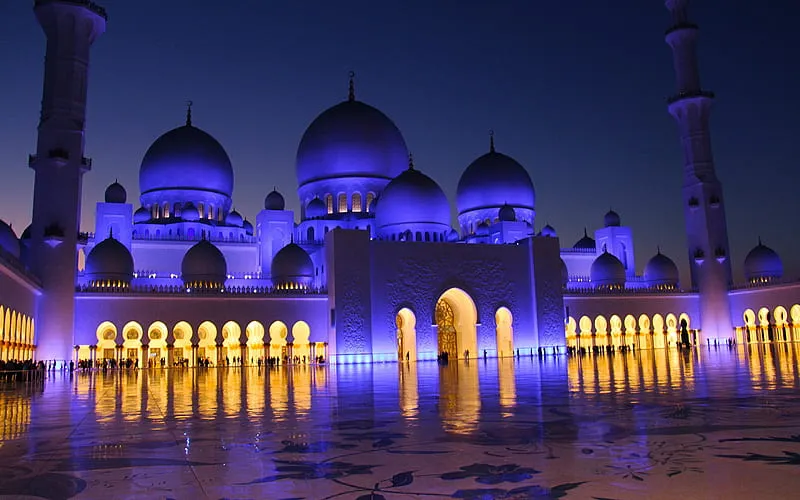 Gambar 20. sheikh zayed mosque night