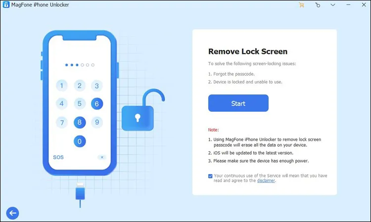 1. Jalankan MagFone iPhone Locker