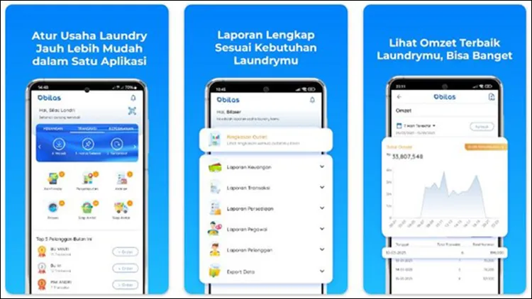Aplikasi Bilas Outlet Untuk Bisnis Laundry