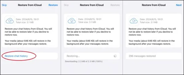 Restore Chat History