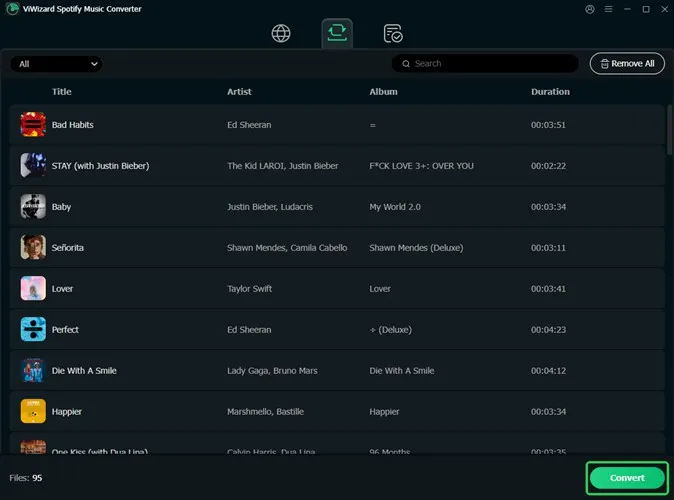 4 jalankan proses konversi lagu