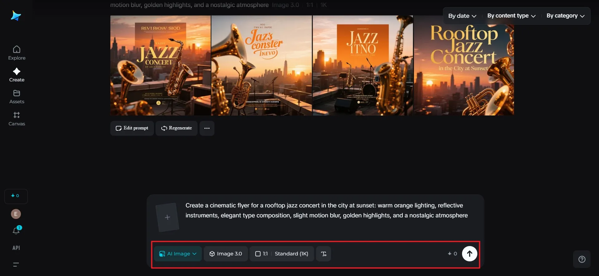 2 Sesuaikan parameter dan generate