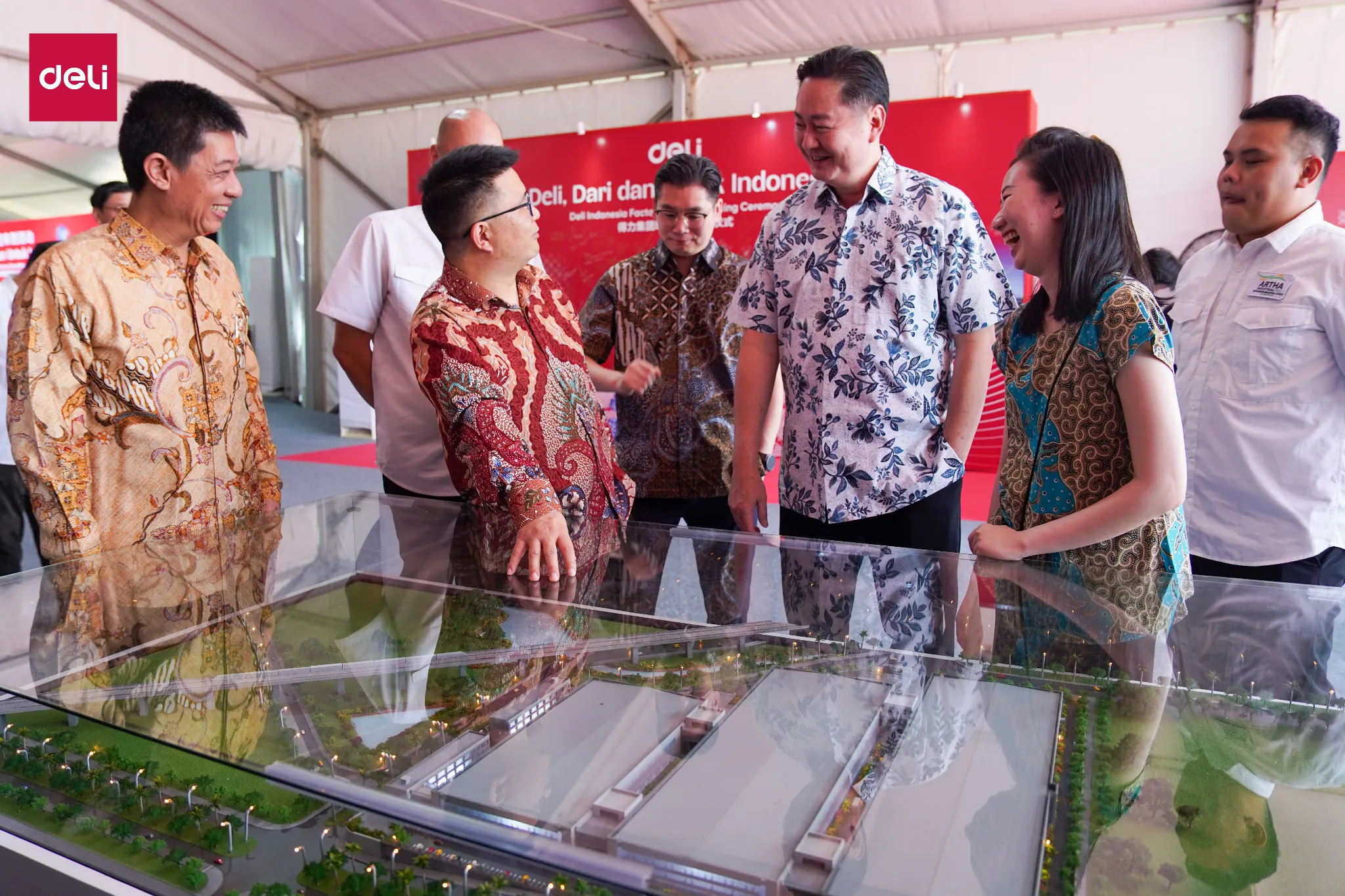 Groundbreaking pabrik Deli Group di Artha Industrial Park, Karawang