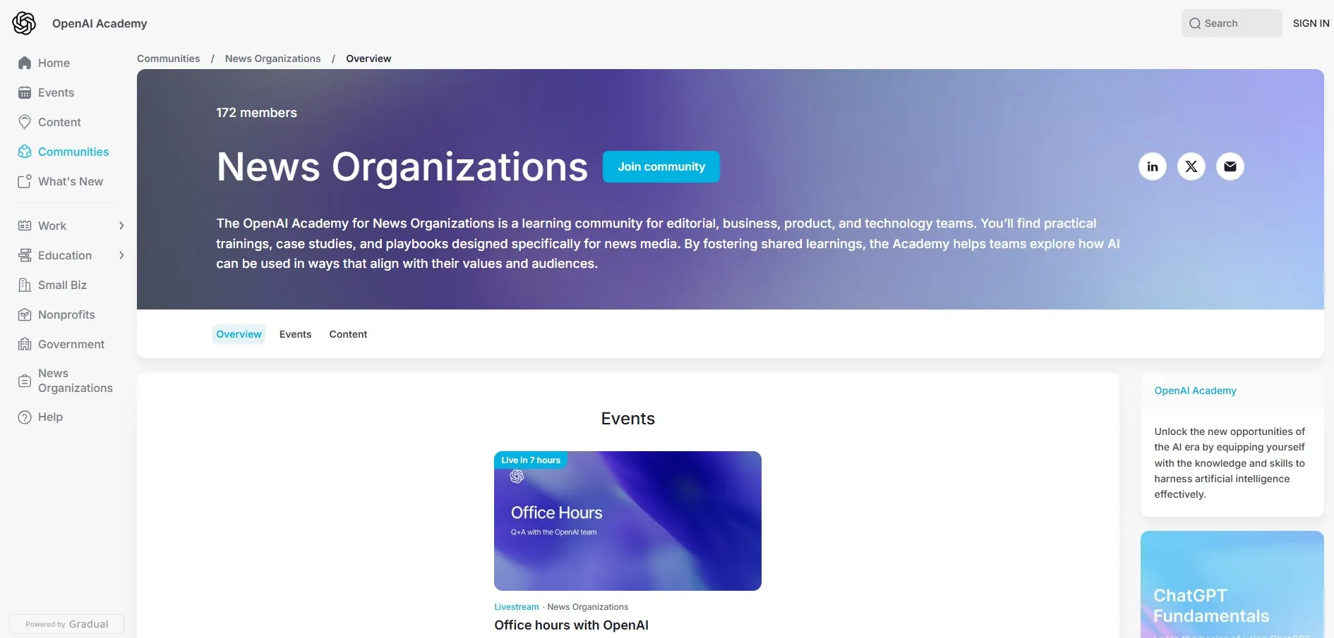 OpenAI Academy luncurkan program khusus untuk organisasi berita