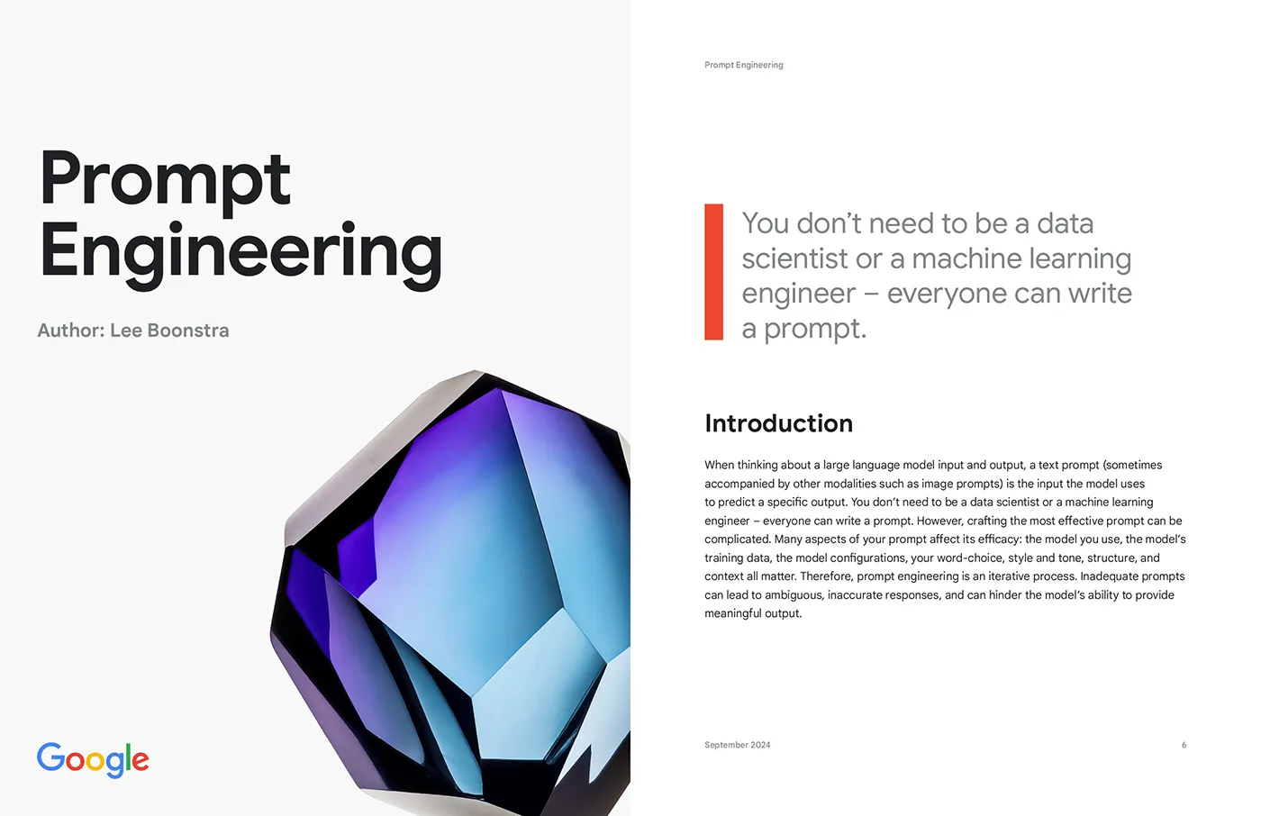 Whitepaper Prompt Engineering Google