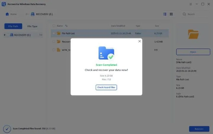 3 Tunggu sampai proses scanning selesai