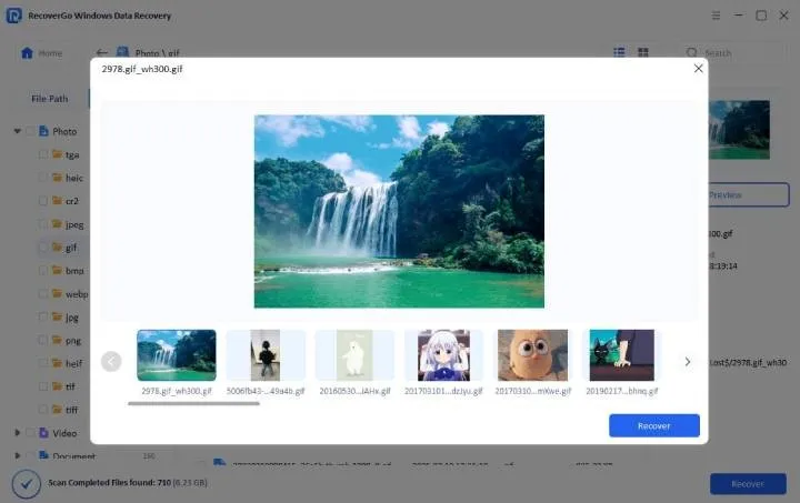 4 Hasil recover file yang hilang
