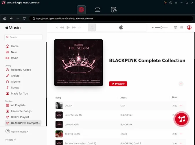 2 Tambahkan lagu Apple Music